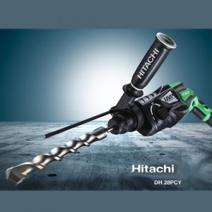 test du perforateur burineur DH28PCY de chez Hitachi