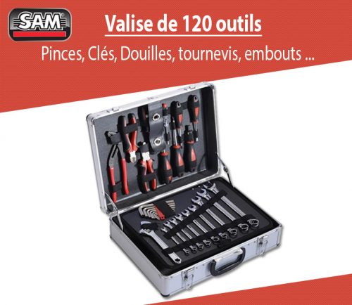 Test de la valise 120 pièces VMDS120 de chez SAM