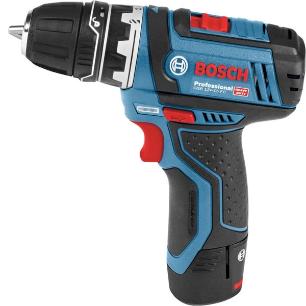 BOSCH Perceuse visseuse GSR12V-15FC Flex 2x2Ah - 06019F6001