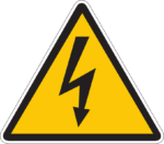 Danger électrique temporaire