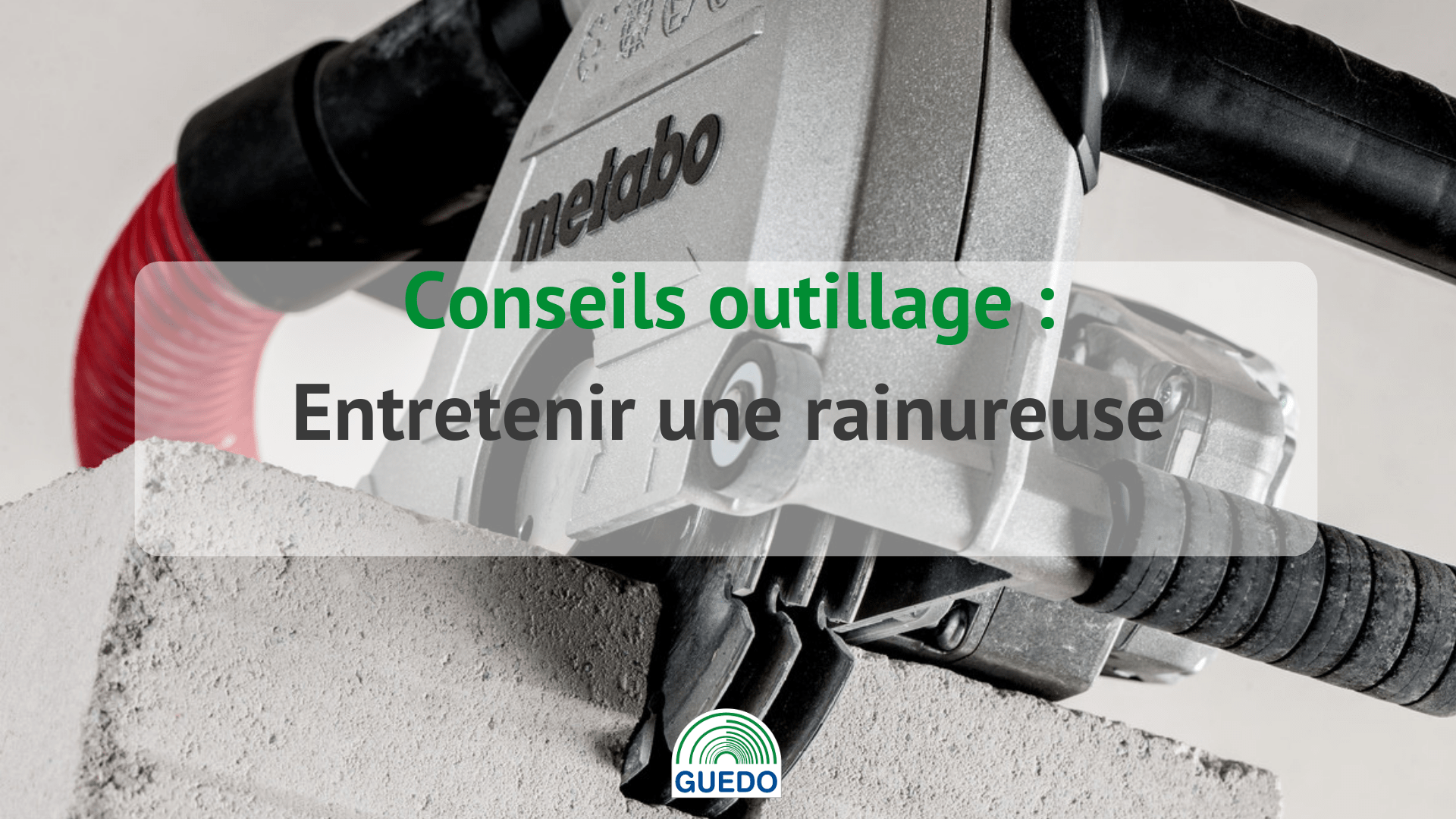 Rainureuse professionnelle