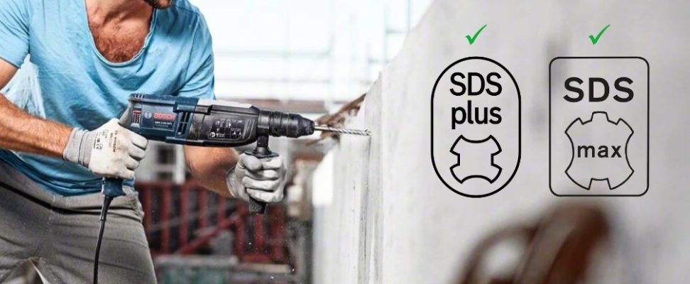 Fixation des forets SDS SDS plus SDS Max