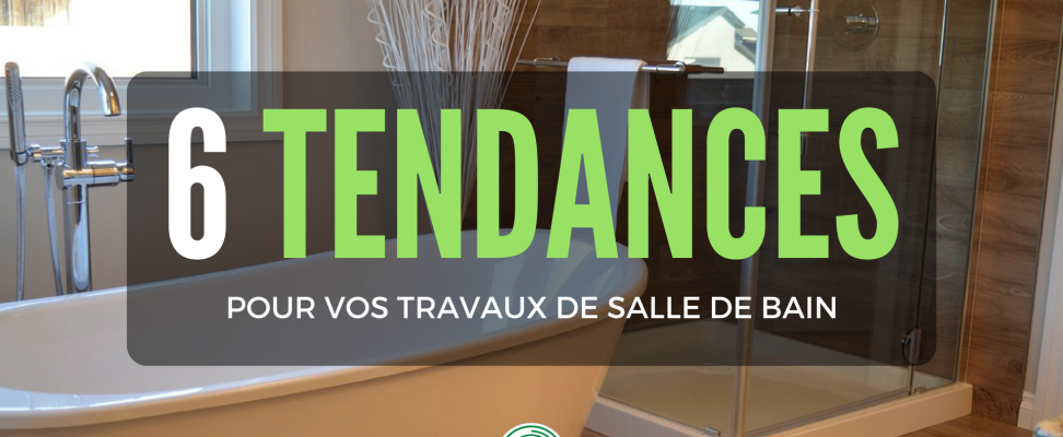 6 tendances et outils pour rénover sa salle de bains