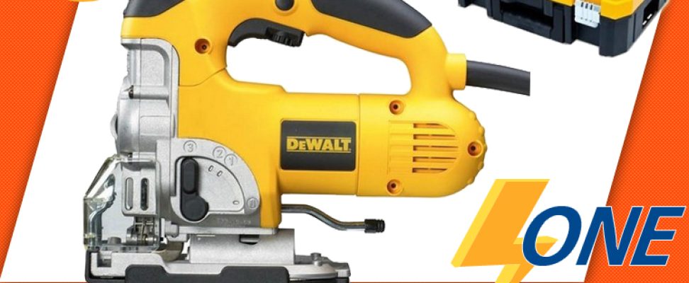 Visuel vente flash scie sauteuse DW331KT Dewalt