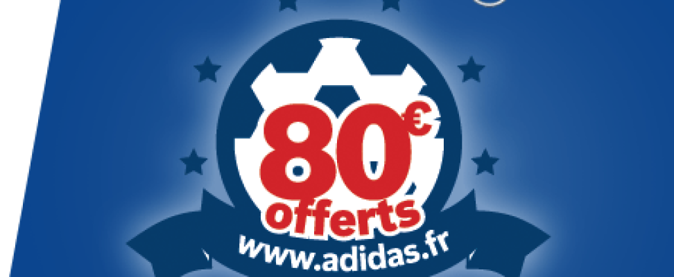 visuel de l'offre 80€ offerts avec adidas et guédo outillage