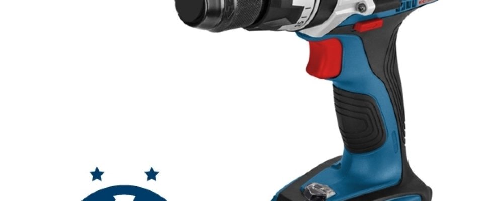 BOSCH Perceuse visseuse percussion 18V 5Ah - GSB18VE-EC et son offre 80€ offert avec Adidas