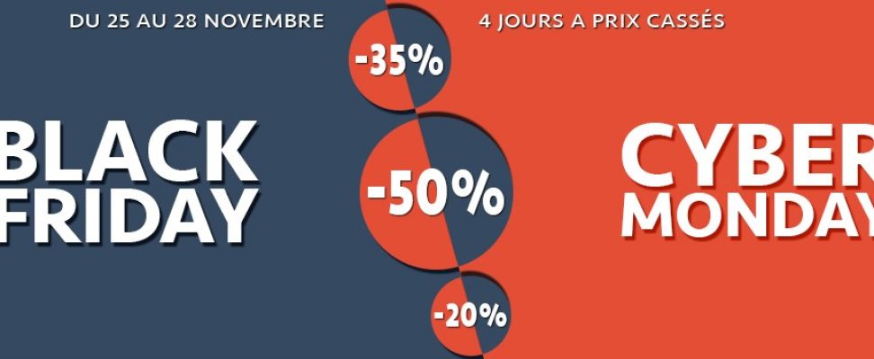 Black Friday et Cyber Monday chez Guédo