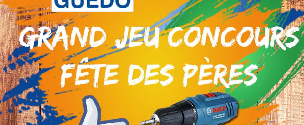 encart jeu concours guedo