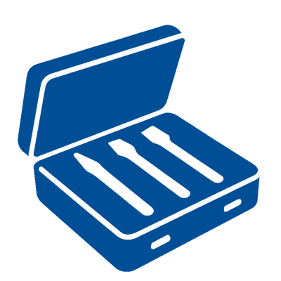 Coffret de burins pour perforateur