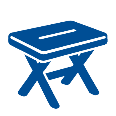 Table de travail et établi pour le chantier