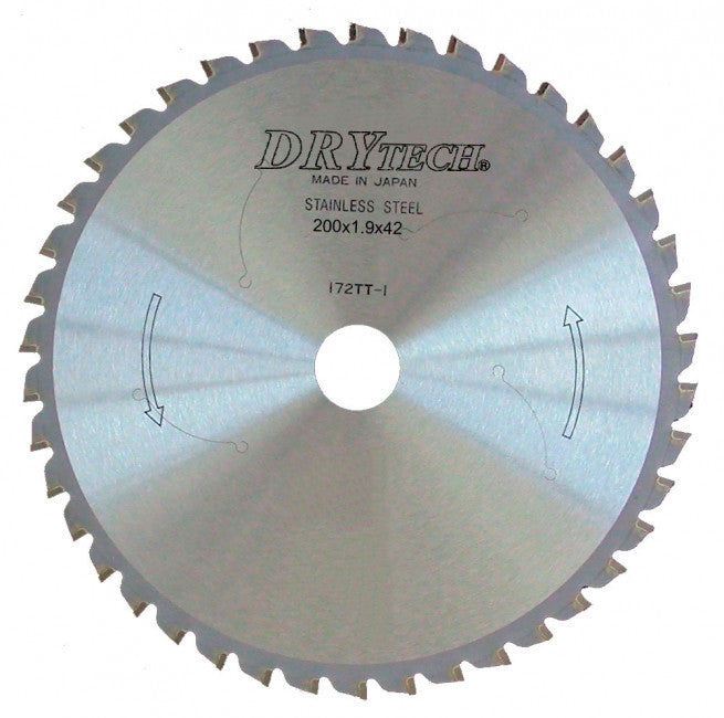 Lame carbure drytech® ø 203 mm / 42d pour inox 72120342i jepson power