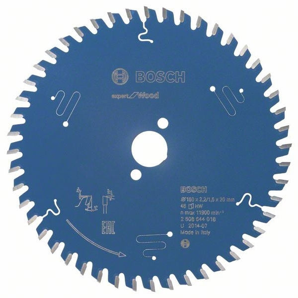 Lame scie circulaire finition ø160mm expert wood 2608644018 bosch