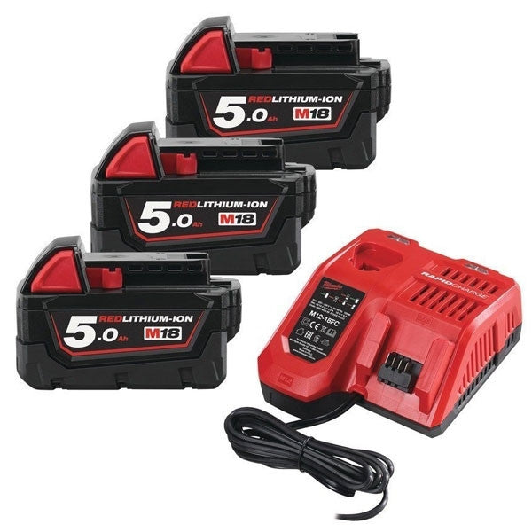 Pack m18 nrg-503 18v 3x5.0ah redlithium-ion 4933451423 milwaukee