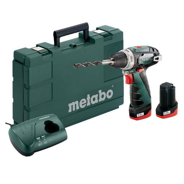 Perceuse visseuse 12v 2,0ah powermaxx bsbasic 600080500 metabo