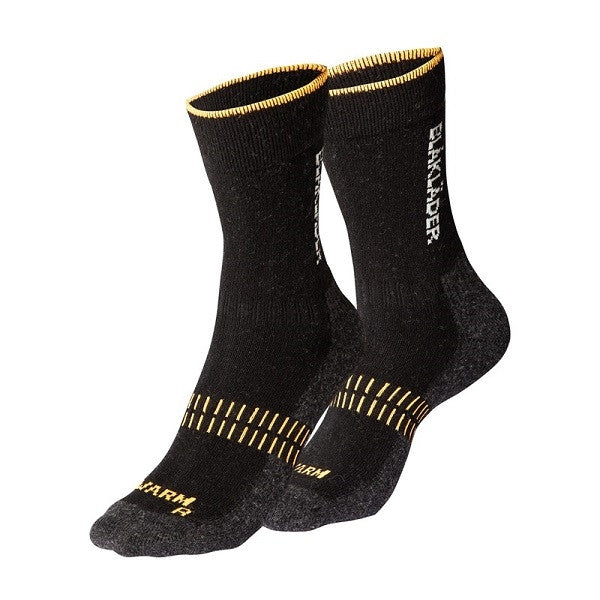 Chaussettes warm noir/orange fluo 2192 blaklader