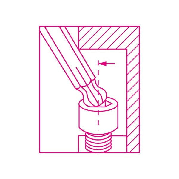 Jeu de 8 clé mâles pour vis torx longues 97btxl/sc8 000970364 beta