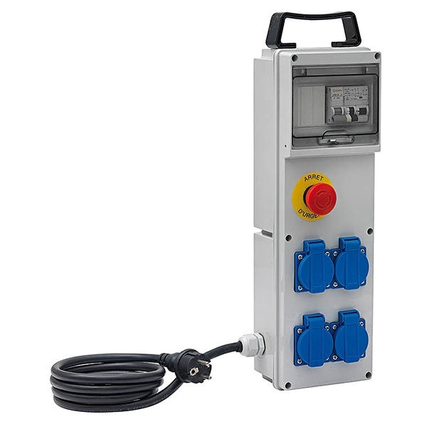 Boîtier de distribution électrique bd4m/16/au 1154911 brennenstuhl