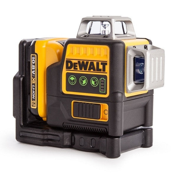 Laser auto 3 plans multilignes vert li-ion 12v xr 1x2 ah dce089d1g dewalt