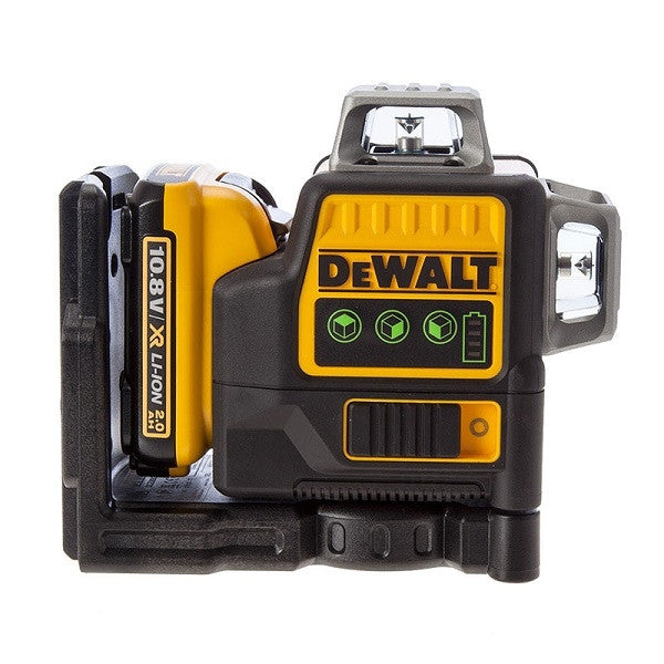 Laser auto 3 plans multilignes vert li-ion 12v xr 1x2 ah dce089d1g dewalt