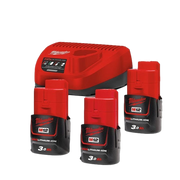 Pack m12 nrg-303 batteries 12v 3x3.0ah 4933459207 milwaukee
