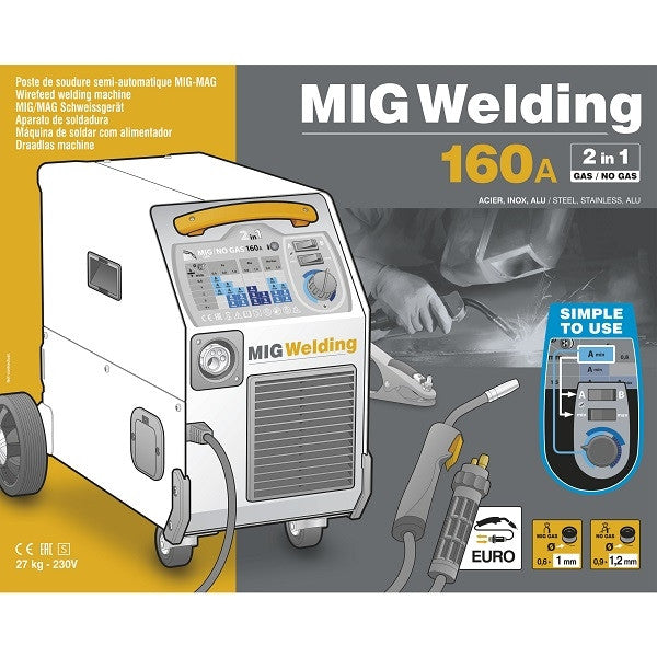 Poste de soudure mig/mag smartmig162 033160 gys