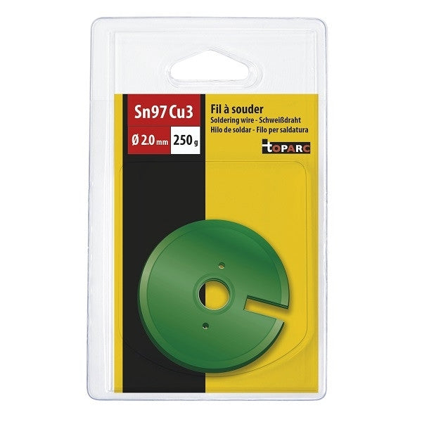 Bobine d'étain 97% ø2.0mm sn97 cu3 047143 gys