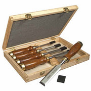 Coffret 5 ciseaux à bois manche en bois 2-16-217 stanley
