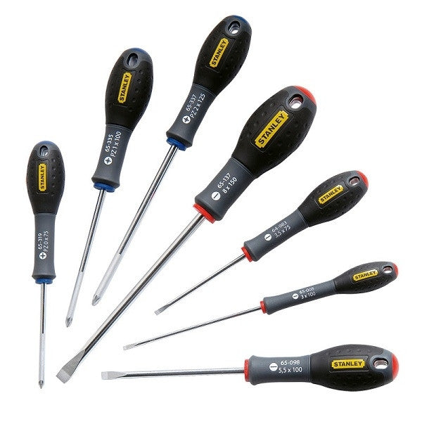 Jeu de 7 tournevis fatmax plats + pozidriv 0-65-425 stanley