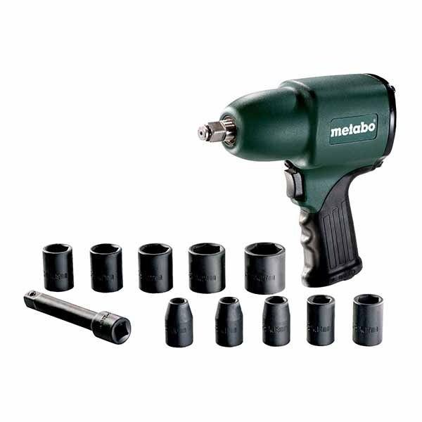 Visseuse à choc à air comprimé 1/2" dssw360 set 604118500 metabo