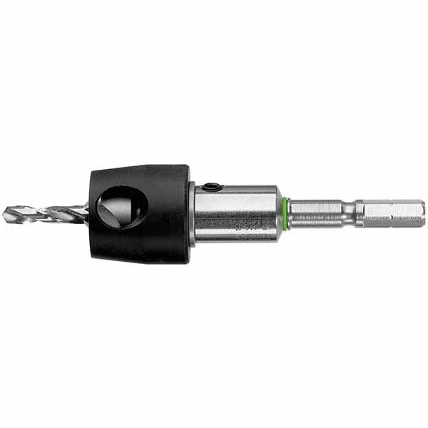 Alésoir avec butée de profondeur ø5 bsta hs d5 ce 496451 festool
