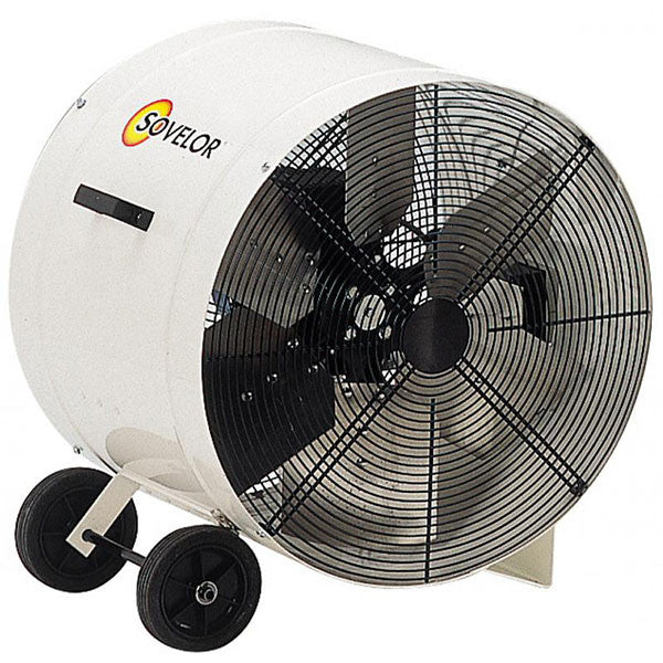 Ventilateur extracteur hélicoïde mobile 9700 m³/h v600 sovelor