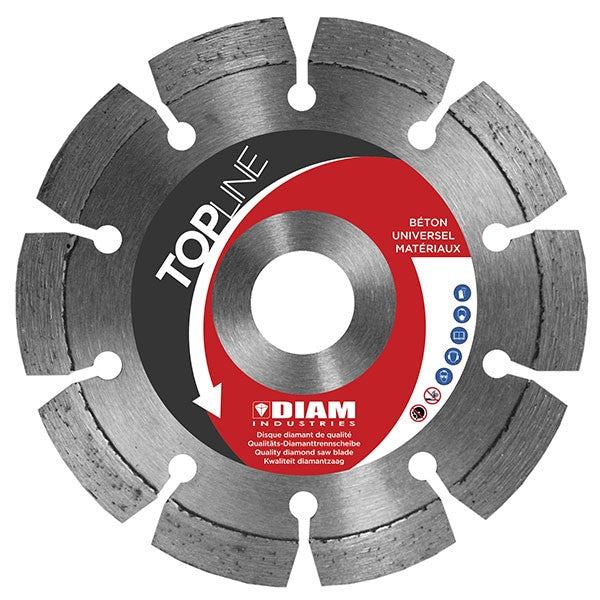 Disque diamant à rainurer béton ø150 trb150 diam industries