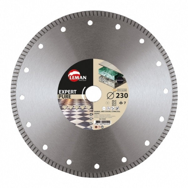 Disque diamant cannelé à jante continue