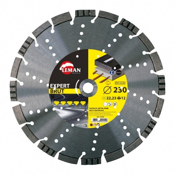 Disque diamant asphalte, béton armé ø350mm 410 leman