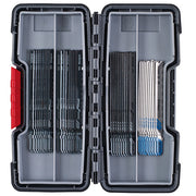 Coffret scie sauteuse tough box bois/métal 40 pièces 2607010904 bosch