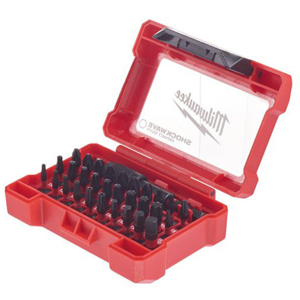Coffret d'embouts 32 pièces schockwave 4932464240 milwaukee