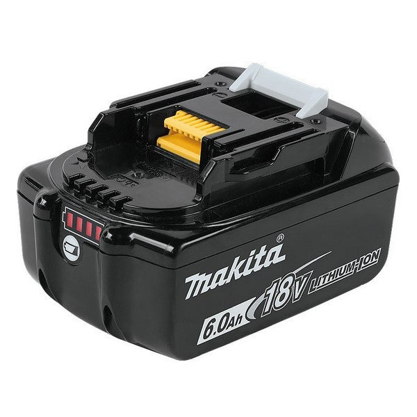 Pack 4 batteries 18v 6ah + chargeur dc18rd + makpac 198091-4 makita