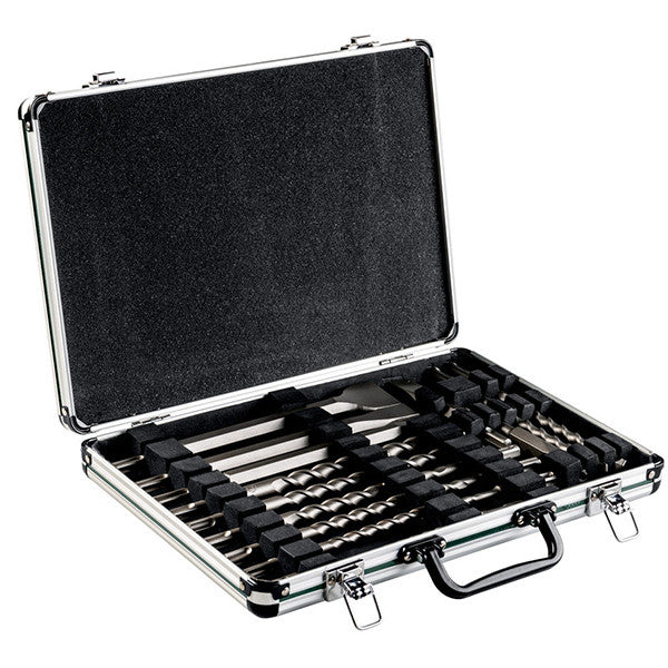 Coffret 12 forets + 5 burins sds-plus 628414000 metabo
