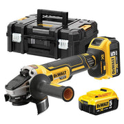 Meuleuse d'angle 18v xr ø125 mm 2x5 ah dcg405p2 dewalt