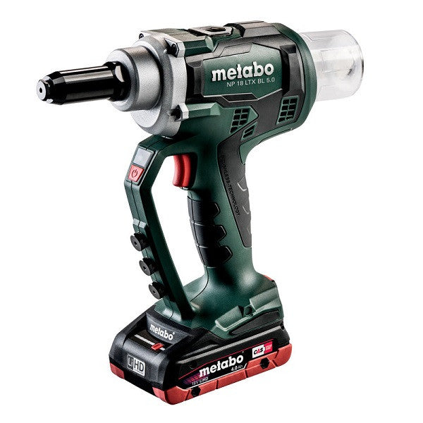 Riveteuse 18v 4ah np18ltx bl5.0 619002800 metabo