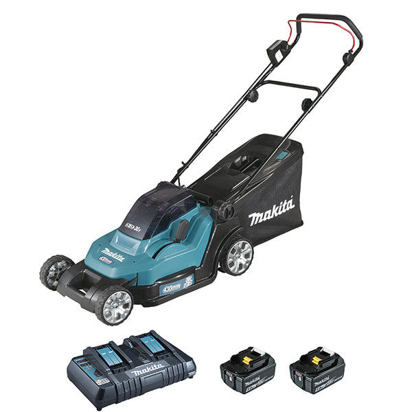 Tondeuse sans fil 2x18v (36v) lxt 43 cm 2x5 ah dlm432pt2 makita