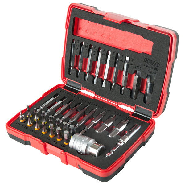Embouts d'extraction pour vis 6 pans et torx 1/4", 34 150.7060 ks tools
