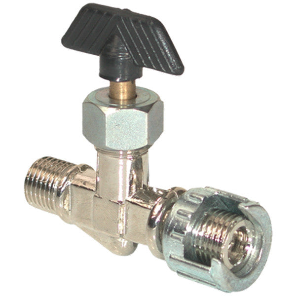 Robinet entrée-sortie 1/4" mâle pour épurateur-détendeur 372202 lacme