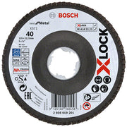 Disque à lamelles déportés x-lock x571 125mm best for metal bosch