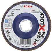 Disque à lamelles plats x-lock x571 125mm best for metal bosch