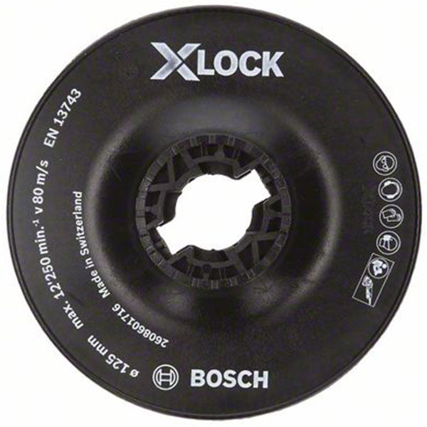 Plateau de ponçage dur x-lock 125mm 2608601716 bosch