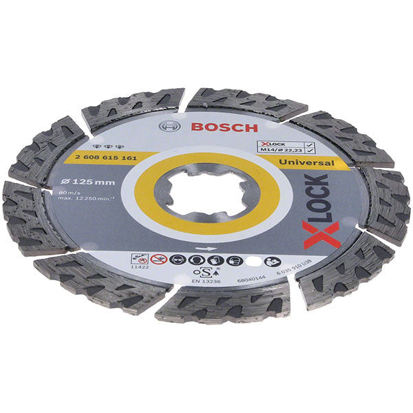 Disque à tronçonner diamanté x-lock universel 125mm