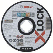 Disque à tronçonner droit x-lock multi construction bosch