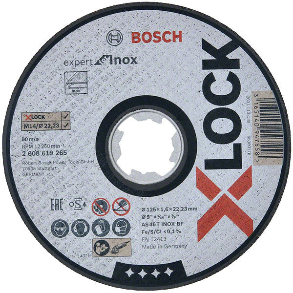 Disque à tronçonner x-lock expert for inox plat bosch
