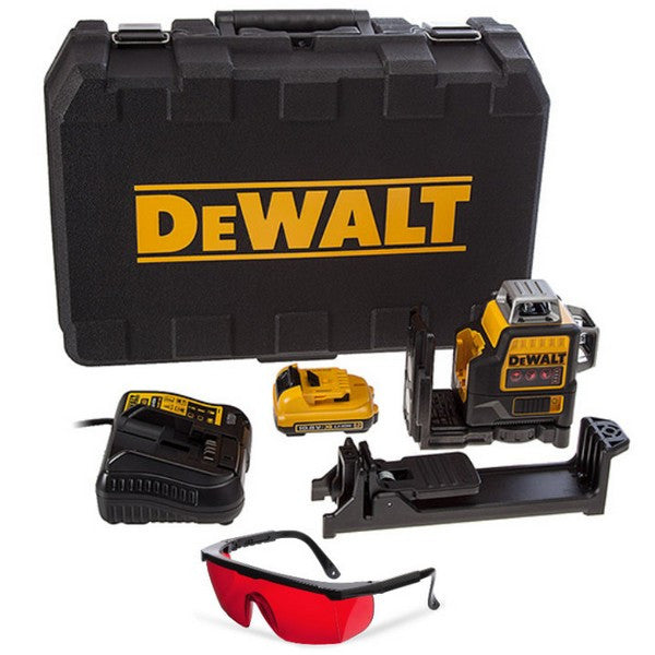 Laser auto 3 plans multilignes rouge 12v xr li-ion dce089d1r dewalt